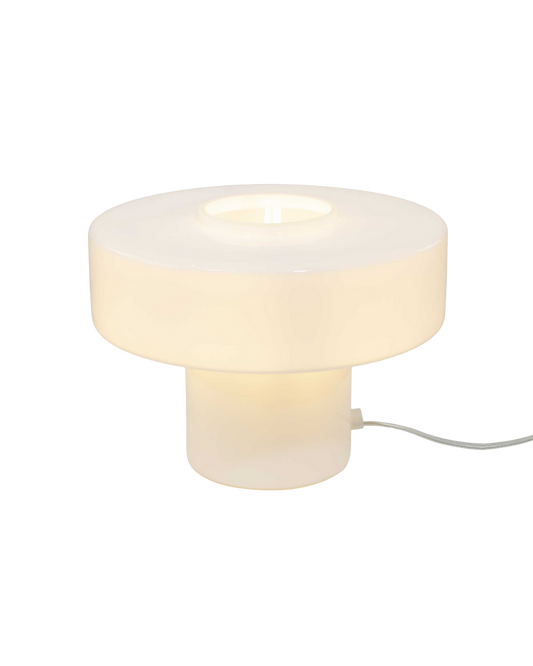 Candeeiro de Mesa Foza | Retro LED Anos 70 Branco