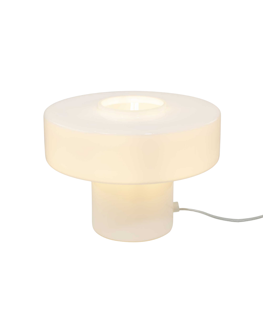 Candeeiro de Mesa Foza | Retro LED Anos 70 Branco