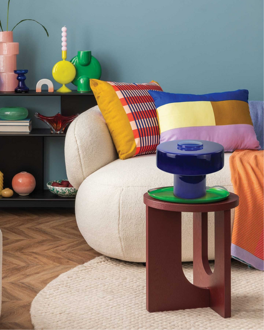 Candeeiro de Mesa Foza | Retro LED Anos 70 Azul