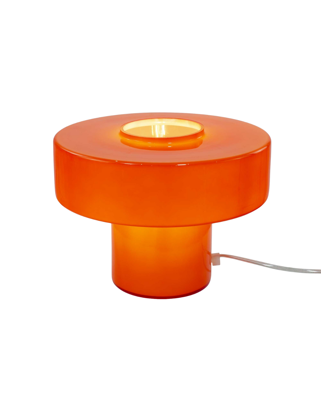 Candeeiro de Mesa Foza | Retro LED Anos 70 Laranja