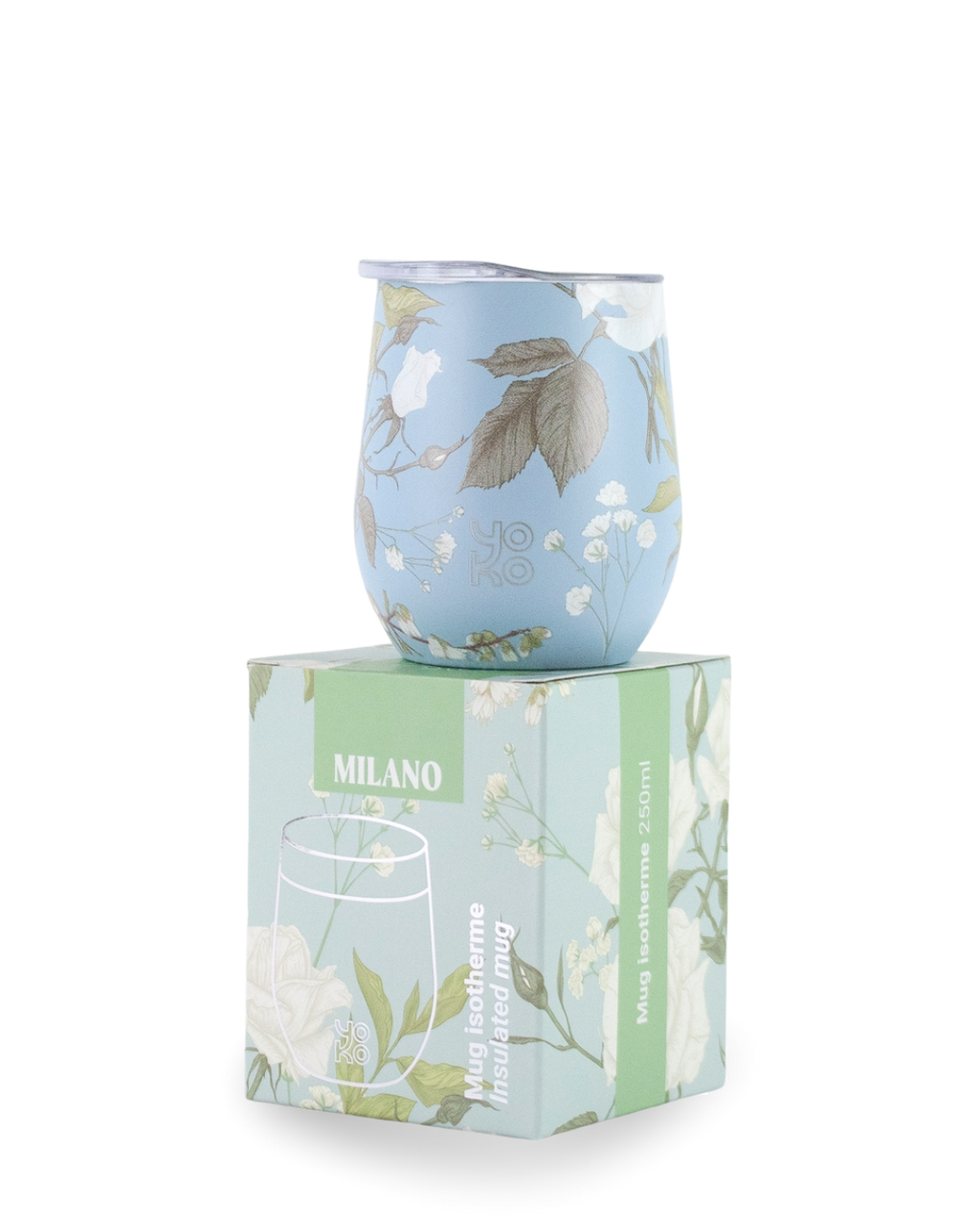 Caneca Térmica Milano | Aço Inoxidável 250ml