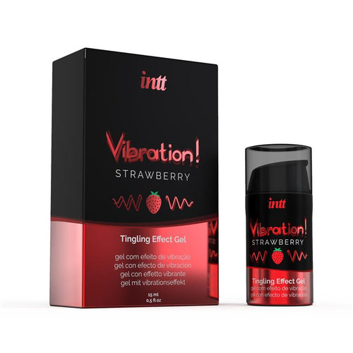 Vibrador Líquido Efeito Quente | Morango Intt (15ml)